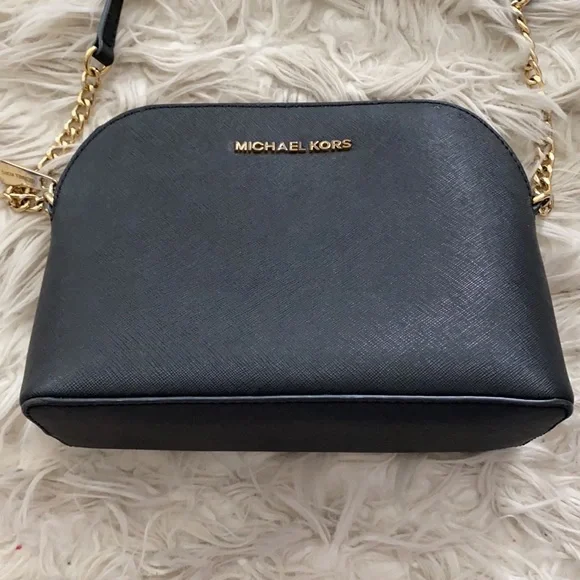 Michael Kors Black Cindy Crossbody Bag - Picture 4 of 11